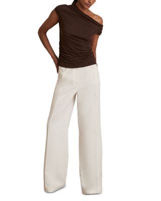 Serena Ruched Off-the-Shoulder Top