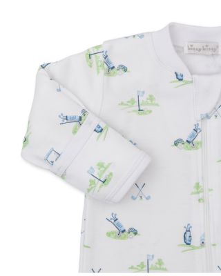 Boys' Golf Print Zip Front Footie - Baby