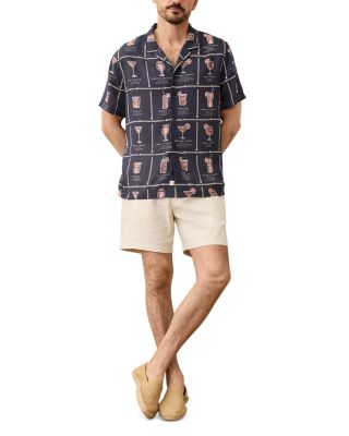 Regular Fit Print Camp Shirt