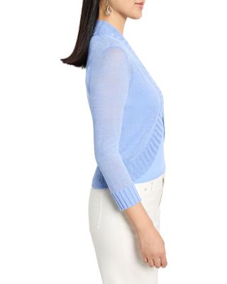 Bolero Linen Blend Cardigan Sweater