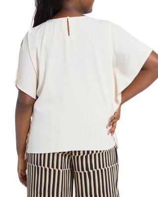 Carmen V Neck Scarf Top