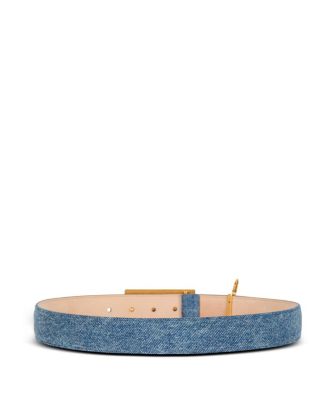 Denim Belt with Safety Pin