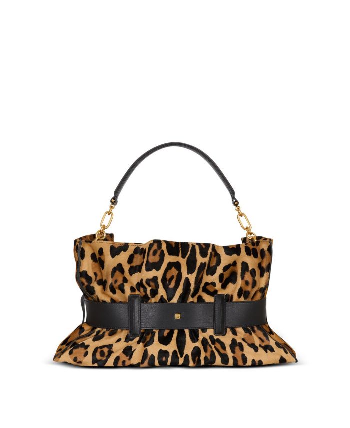 Anthem Medium ponyskin-style leopard print bag