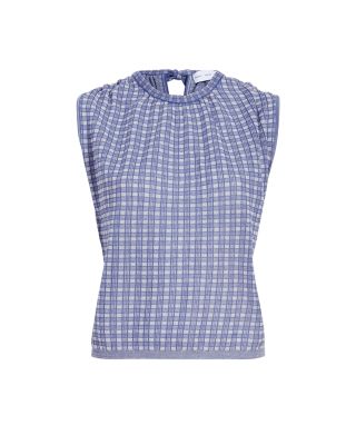 The Bradley Crewneck in Plaid Knit