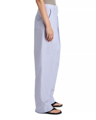 The Eleanor Pant in Linen Shirting