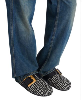  Men's Anthem Mules in Jacquard Canvas with PB Monogram