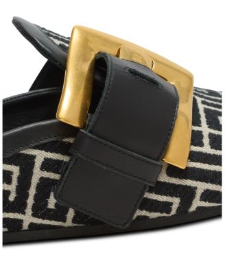  Men's Anthem Mules in Jacquard Canvas with PB Monogram