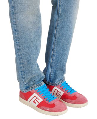  Men's Swan Suede and Nylon Trainers