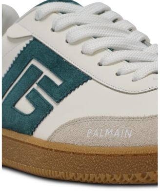  Men's Swan Suede and Smooth Leather Trainers