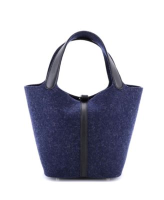 MM Picotin Lock Bag Felt with Leather