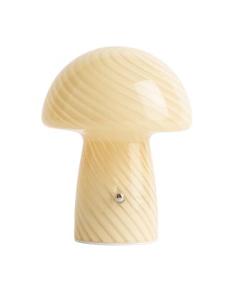 Mini Cordless Glass Mushroom Lamp