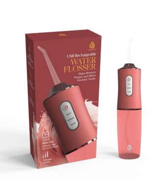 USB Rechargeable Water Flosser Helps Remove Plaque & Dilute Harmful Toxins