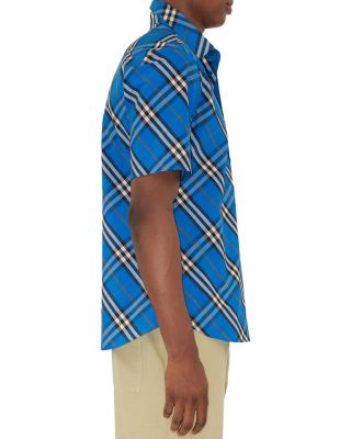 M Robert Regular Fit Short Sleeve Check Shirt 