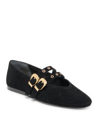 Women&#39;s Baylee Grommet Mary Jane Flats