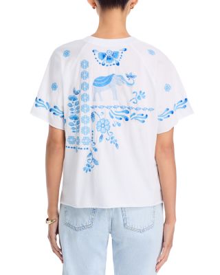 Raw Edge Raglan Boxy Tee