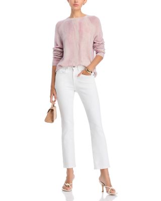 Printed Raglan Cashmere Sweater