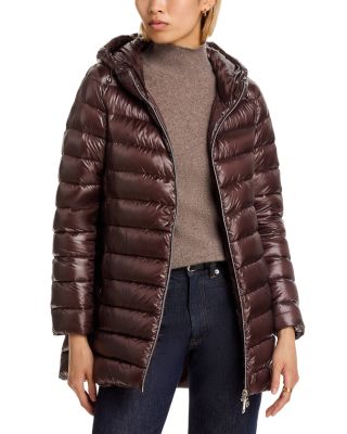 Herno Quilted Hooded A Line Coat | Bloomingdale's