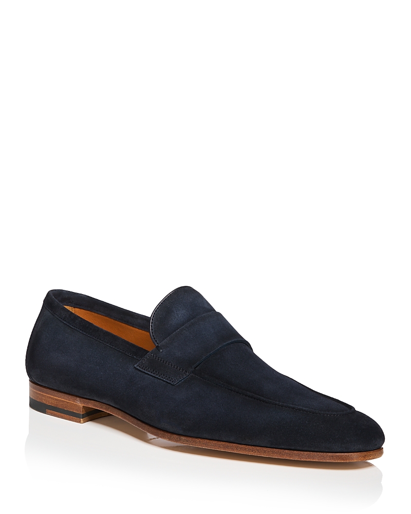 Magnanni Men's Heros Apron Toe Loafers - Exclusive In Blue