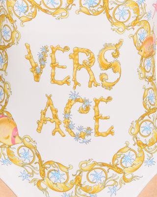 Barocco Logo Tank One Piece Swimsuit