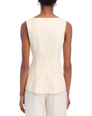 Avalina Sleeveless V Neck Vest