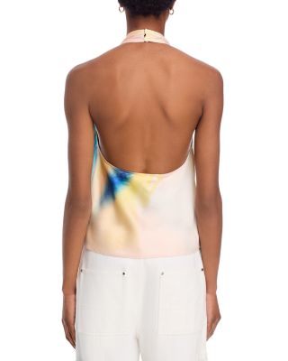 Ada Printed Cowlneck Top