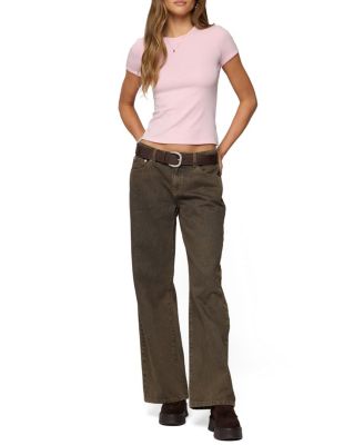  Daphney Ribbed T Shirt