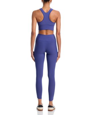 Shirred Racerback Sports Bra - Exclusive