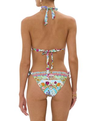 Triangle Bikini Top & Side Tie Bikini Bottom Set