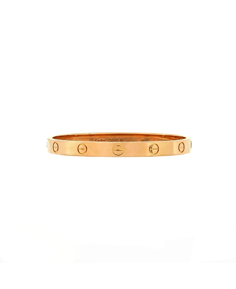 Pre-owned Pre-owned Cartier Cartier Love Bracelet 18k Rose Gold