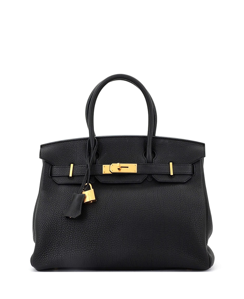 Pre-owned Pre-owned Hermes Hermes Birkin 30 Handbag Black Togo With Gold Hardware