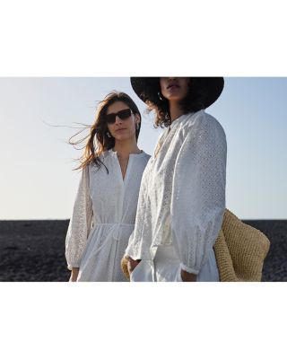 Linen Barrel Leg Trousers