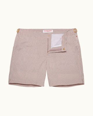 Bulldog Classic Stripe 6" Swim Trunks