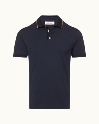 Dominic Fine Ribbon Polo Shirt