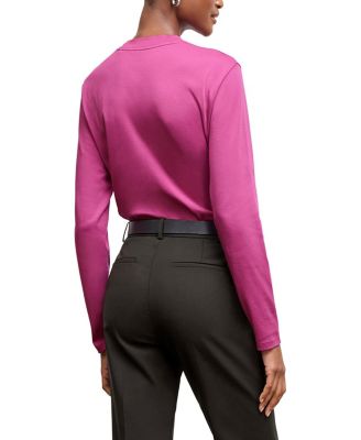  Raquel Long-Sleeve Tee Organic Pima Cotton