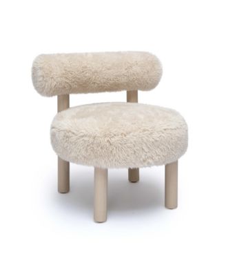 TOV Furniture - Carmel Faux Shearling Accent Chair