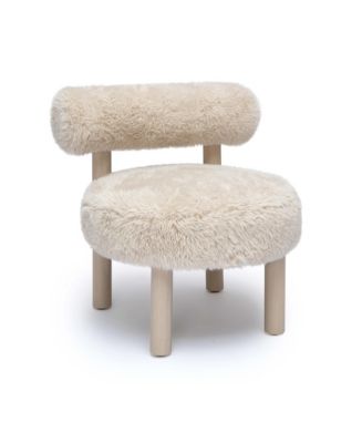 TOV Furniture Carmel Faux Shearling Accent Chair | Bloomingdale's Home 