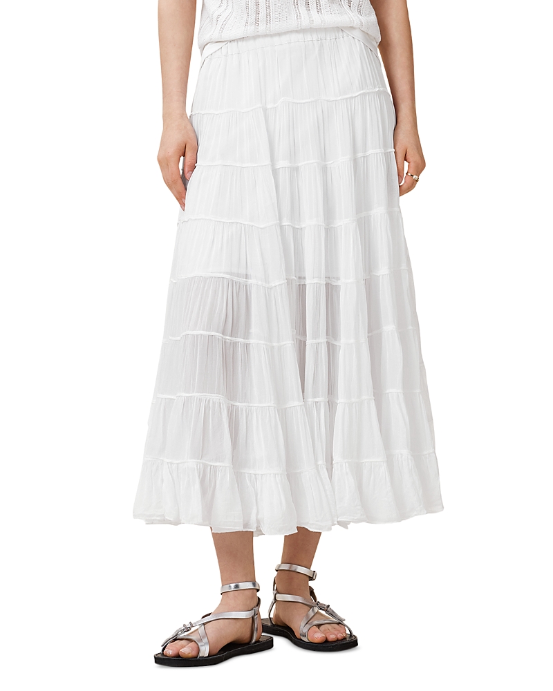 Allsaints Eva Tiered Midi Skirt