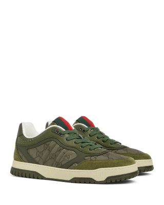 Men's Re-Web Low Top Canvas and Leather Sneakers