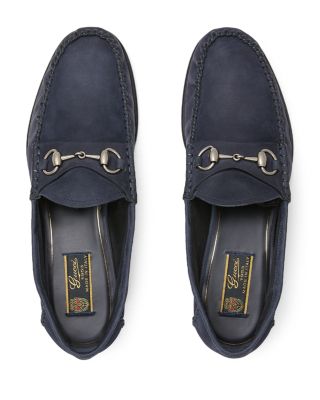 Men's Horsebit Suede Moccasins