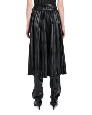 Rosalyn Skirt in Faux Leather