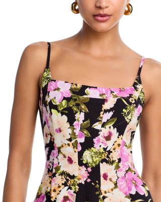 Floral Panel Mini Dress - Exclusive