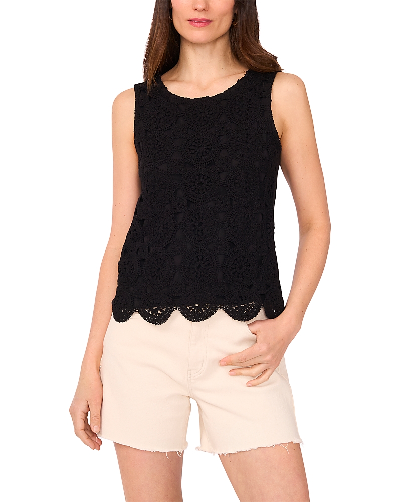 Vince Camuto Crochet Front Tank Top Vince Camuto Crochet Front Tank Top