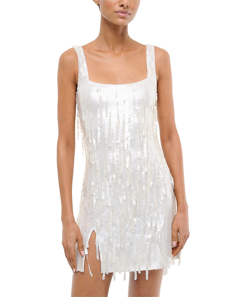 Staud Le Sable Sequin-embellished Mini Dress