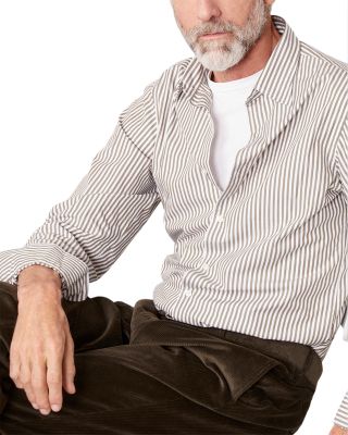 Giacomo Striped Button Front Shirt