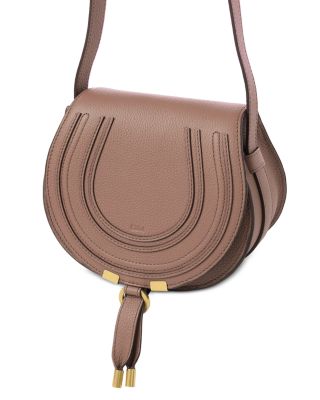 Marcie Small Leather Saddle Bag