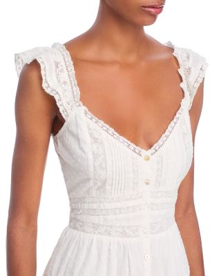 Rietta Lace Trim Dress