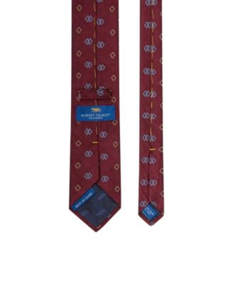Robert Diamond Jacquard Necktie