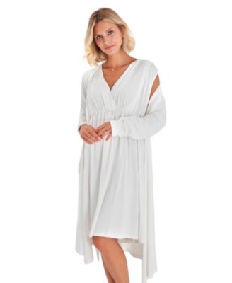 Sleep Well Maternity/Nursing Nightgown & Robe Set