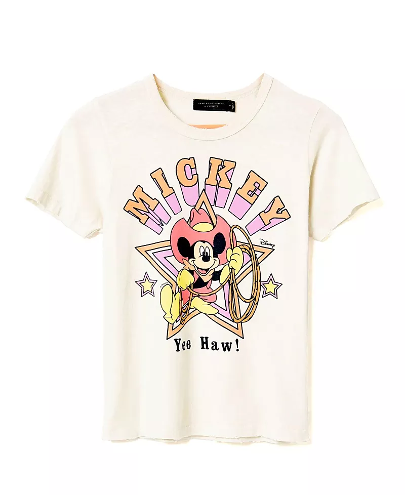Junk Food Clothing Women's Mickey Rodeo Original Tee