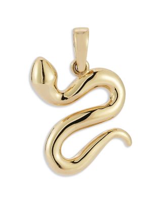 Snake Pendant in 14K Yellow Gold